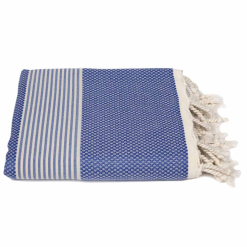 Hamamdoek met van nature zacht garen - Donkerblauw