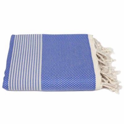 Hamamdoek bamboe | gewoon blauw