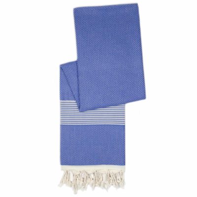 Hamamdoek bamboe | gewoon blauw