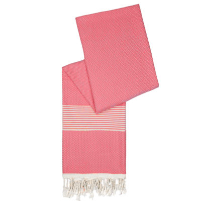 Hamamdoek bamboe | watermeloen rood