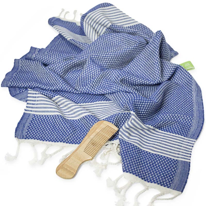 badhanddoek-donkerblauw